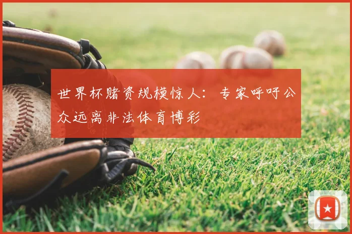 世界杯赌资规模惊人：专家呼吁公众远离非法体育博彩